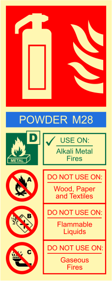 Powder M28, 8 x 20 cm