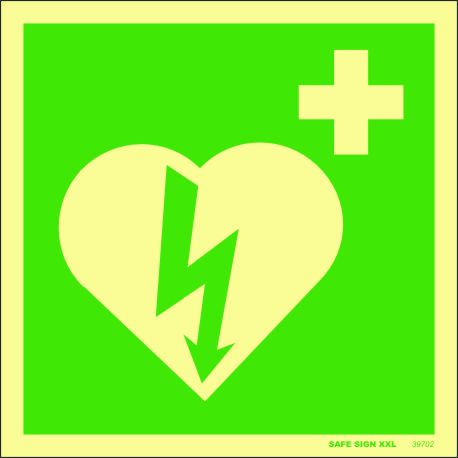 Hjertestarter AED 20 x 20 cm