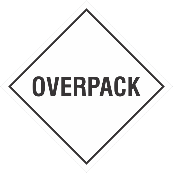 Overpack, 10 x 10 cm, Rull a'250 stk