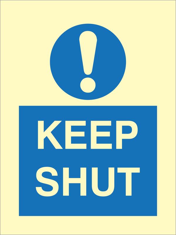 Keep shut, 15 x 20 cm